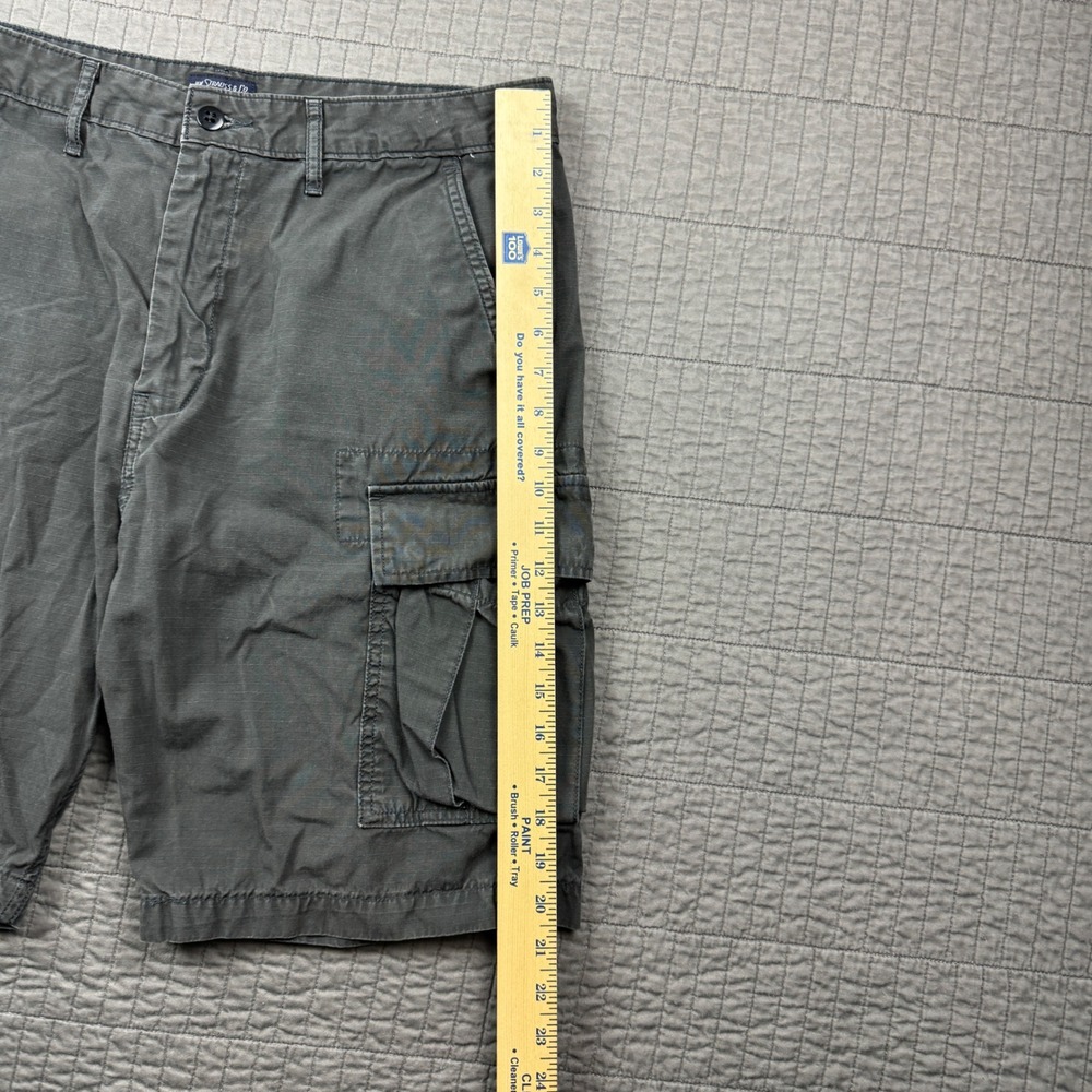 Levis Mens 34 Cargo Shorts Gray Ripstop 9" Utility Skater Casual Streetwear - Picture 11 of 12